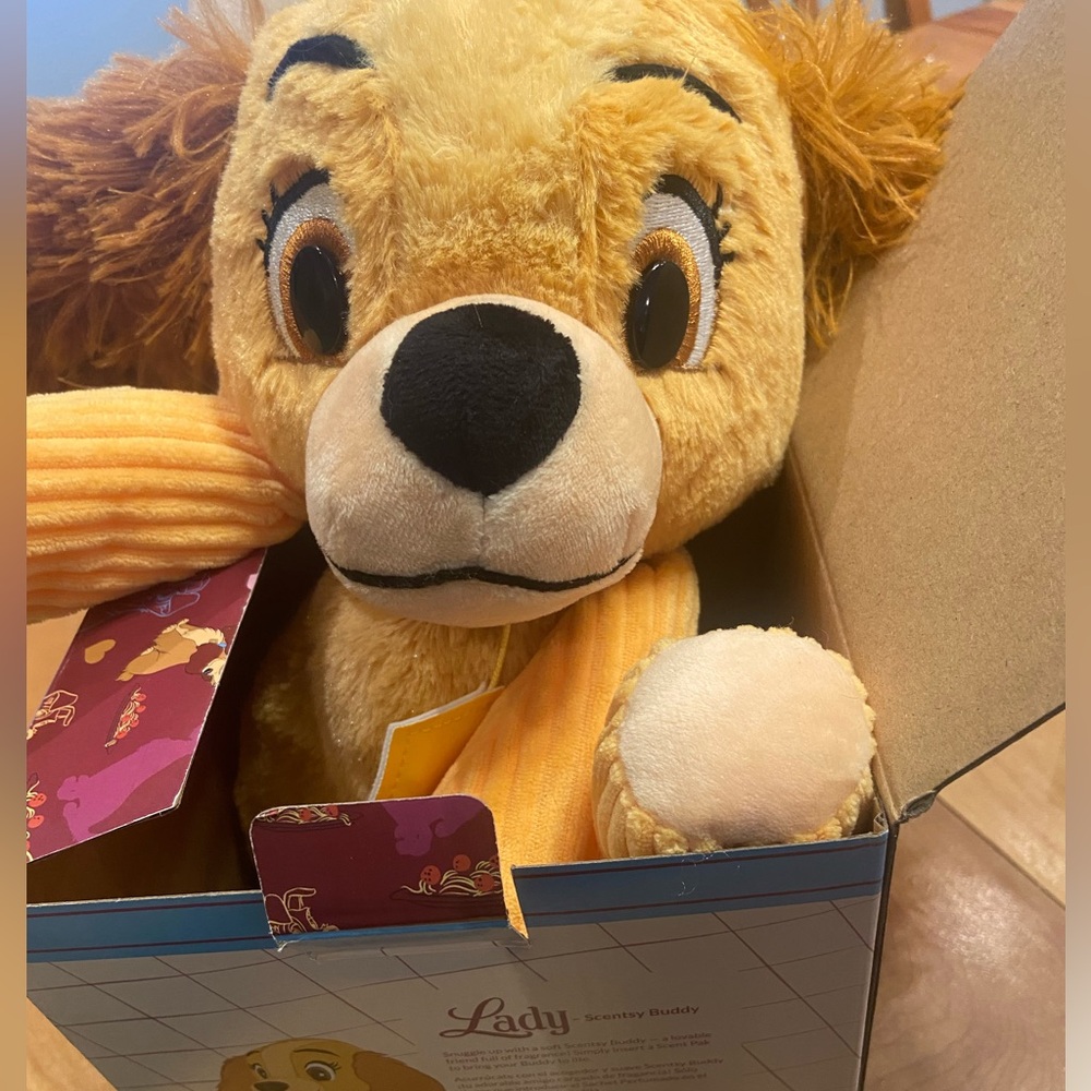 🍭Scentsy Buddy Disney Lady from Lady & the Tramp Plush